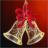 Baldwin Pair Of Bells Brass Christmas Ornament #77315.010