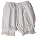 Making Believe Girls/Womens Short Bloomers (Girls Large 10/12, Cream)