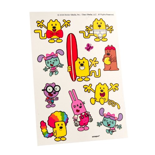 Wow Wow Wubbzy 4 Color Temporary Tattoo Sheets Wow Wow Wubbzy 4 Color Temporary Tattoo Sheets