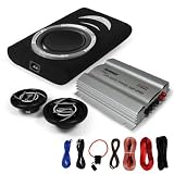 Produkt-Bild: 1200W 2.1 Car-Hifi Komplettset "Monza" (4-Kanal Endstufe, 30cm Subwoofer, 16,5cm Boxen)
