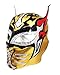 SIN CARA Lycra PRO Adult Lucha Libre Wrestling Mask (pro-LYCRA) GOLD/Black