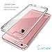 iPhone 6 Case, Enther [Ult+ Cushion] Slim Fit Scratch/Dust Proof Hybrid Transparent Clear Case with Shock Absorb Trim Bumper for Apple iPhone 6 6s- One Year Warranty