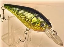 L-10 Shad Custom Lure - Bass Fishing Plug Crankbait Shallow Diver