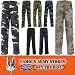 Regatta Work Trousers Adults Mens Tactical Army Cargo Combat Work Trouser Black