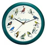 Audubon Singing Bird Clock - 8" by Mark Feldstein