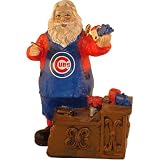 Chicago Cubs Workshop Santa Christmas Tree Ornament by Memory Company