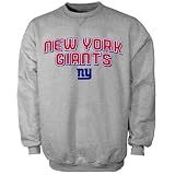 Reebok New York Giants Ash Double Arch Long Sleeve Sweatshirt