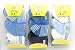 Baby : Goldbug Newborn Booties ~ 0 to 3 Months ~ Assorted Colors and Patterns (3 Pairs)