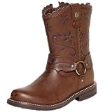 buckled flower boots