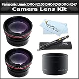 Vivitar Lens Kit For Panasonic Lumix DMC-FZ100 DMC-FZ40 DMC-FZ47 Digital Ca ....