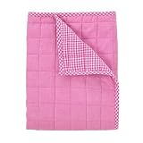 Tadpoles Basics Crib Coverlet - Fuchsia