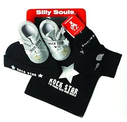 Silly Souls Rock Star 4-Piece Baby Gift Set
