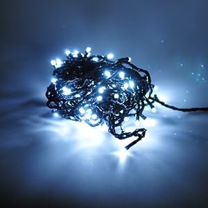 100 LED 10M White String Fairy Lights christmas wedding, 2021WH by LED Wholesalers