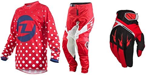 One Industries - 2015 Atom Vented 28 Pant, Jockey XL Jersey, Glove S Youth Combo