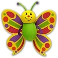 Tenna Tops&reg; Butterfly Car Antenna Topper / Antenna Ball (Flat Rate 2.99 Shipping - Any Size Order)