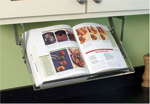 Under Cabinet Cookbook Holder-All Acrylic