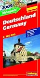  : Hallwag Stra&szlig;enkarten : Deutschland 2009