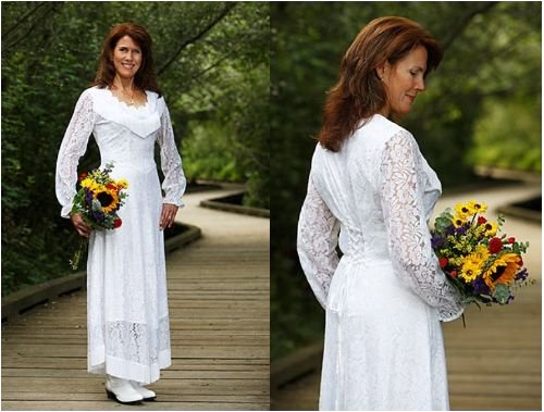 Madison Fringe Wedding Dress