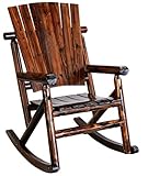 Leigh Country Single Rocker with Plain Back