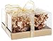 Gold Berry/Holly Christmas Centerpiece with Glass Candle Holder #XAC710-GO