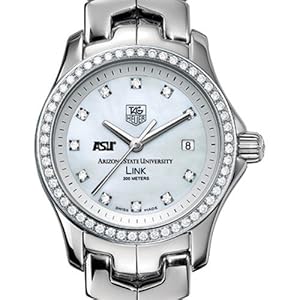 Arizona State University TAG Heuer Watch - Women's Link with Diamond B