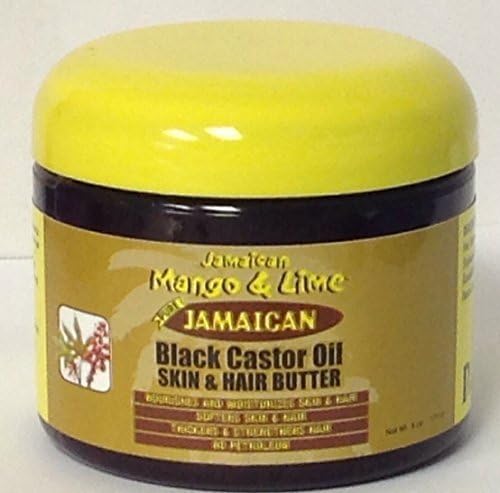 Jamaican Mango & Lime Pure Jamaican Black Castor Oil Skin & Hair Butter 6oz by Professional Products Unlimited, Inc.