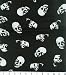 Skulls On Black Flannel