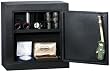 HOMAK HS10103025 Upper Add On Security Cabinet, Gloss Black