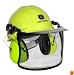 AO Safety 93123 John Deere High Visibility Forestry and Chainsaw Helmet