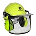 John Deere High Visibility Forestry and Chain Saw Helmet #93123