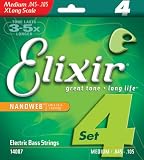 Elixir エリクサー エレキベース弦(.045-.105)エクストラ・ロングスケールNANOWEB Medium / Extra Long Scale 14087(ELIXIR)