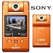 Sony MHS-PM1/D Webbie HD MP4 and 5MP All-in-One Camera in Orange + Deluxe Accessory Kit image 2