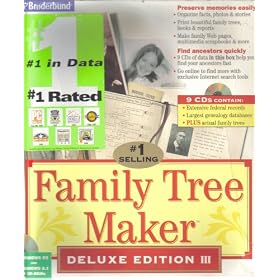 Broderbund Family Tree Maker Deluxe Edition III by Broderbund