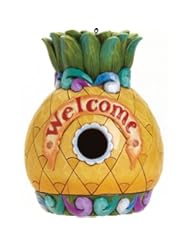 Jim Shore Heartwood Creek from Enesco Welcome Pineapple Birdhouse 7.75 IN