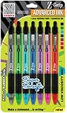 Zebra Z-Grip Neon Retractable Ballpoint Pen, 1.0mm, Assorted, 7-Pack (22907)