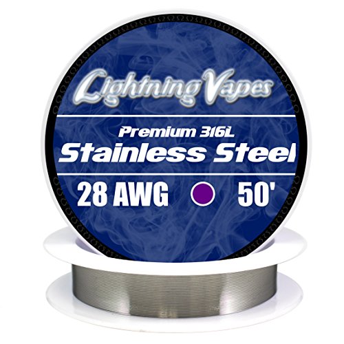 LV Stainless Steel 316L Wire 28 AWG - 50'