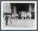 Historic Print (L): Photographer Herbert French photographing children posed at E.T. Meredith, Jr. party