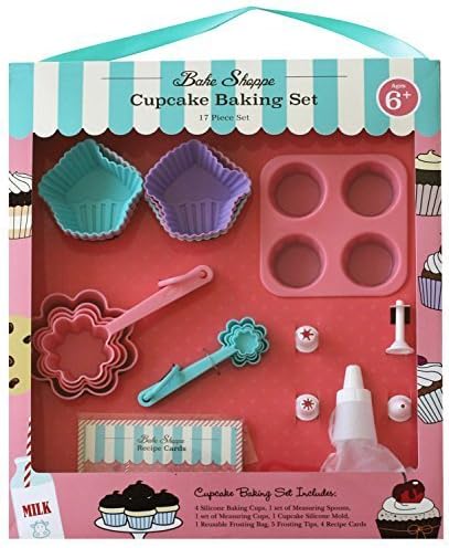 Bake Shoppe by HSK / Child's 17-piece Cupcake Baking Set by Handstand Kids, LLC