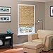 Cordless Woven Wood Bamboo Roman Shade Tortoise Shell (27x64)