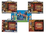 PMS International 034/116 3ASST COLS WRESTLING FIGURES PLAY SET W/RING+ACCESS W/BOXIMAGE
