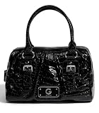 G by GUESS Ziana Box Satchel, BLACK