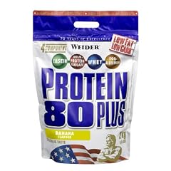 Weider Protein 80+ Banane, 1er Pack (1 x 2 kg Packung)