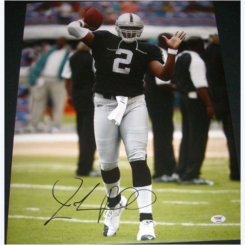 JaMarcus Russell (Oakland Raiders) Signed Autographed 16x20 Photo (PSA/DNA COA)
