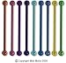 UNALLOYED SOLID GRADE 2 TITANIUM BARBELLS ASSTBRTITB -14G 5/8