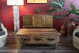 Couchtisch,6 Schubladen,Tisch,Holz,Massiv,Bali,120x60cm
