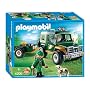 Playmobil - 4206 - La Vie � la ferme -  Garde forestier + Jeep + Remorque