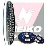 10 Pc 4-1/2 Flap Disc Bevel, Zirconia, 80 Grit Tool For Grinder