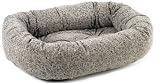 Bolster Dog Bed:Donut Dog Bed in Mosaic Slate
