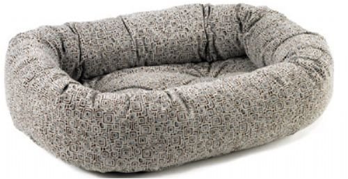 Bolster Dog Bed:Donut Dog Bed in Mosaic Slate Images