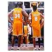 Shaquille O'Neal Los Angeles Lakers - with Kobe - Autographed 30x40 Photograph